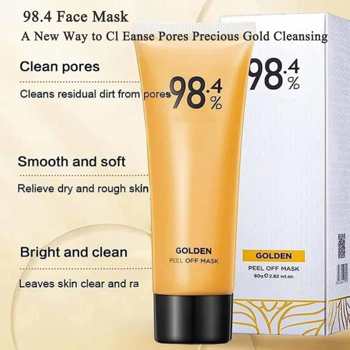 "Gold Peel-Off Face Mask ™ - Pack of 2"